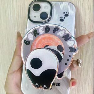 Bored Panda Phone Case - Black and White